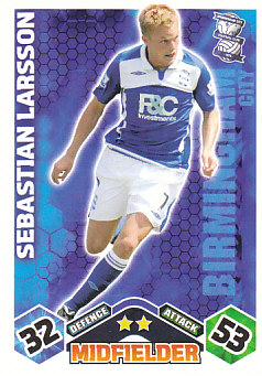 Sebastian Larsson Birmingham City 2009/10 Topps Match Attax #46